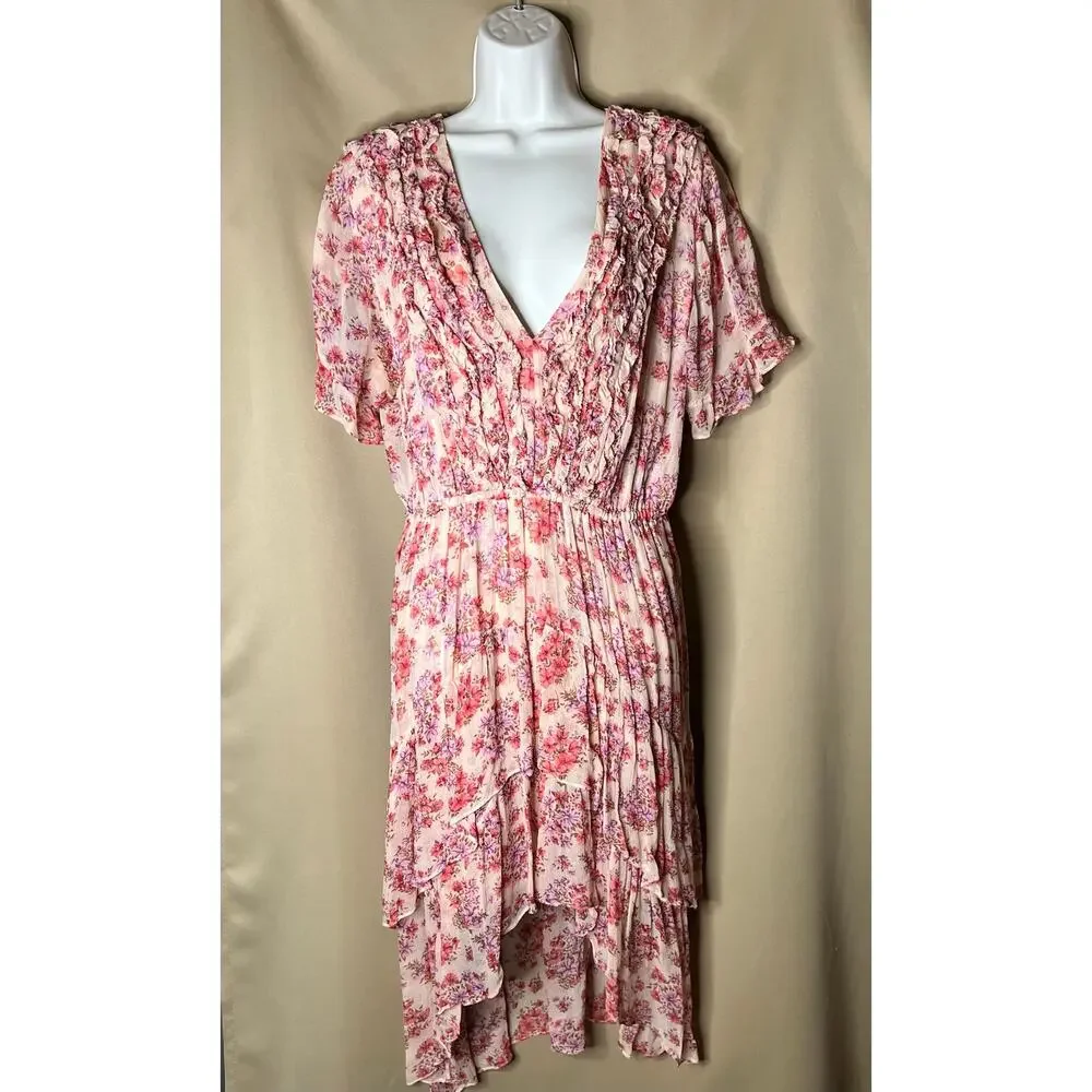The Kooples Floral Frills Dress Size 2 Medium_6